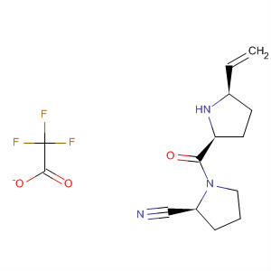 896733-40-7  2-Pyrrolidinecarbonitrile, 1-[[(2S,5R)-5-ethenyl-2-pyrrolidinyl]carbonyl]-,(2S)-, mono(trifluoroacetate)