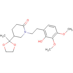 89680-87-5  2-Piperidinone,1-[2-(2-hydroxy-3,4-dimethoxyphenyl)ethyl]-5-(2-methyl-1,3-dioxolan-2-yl)-