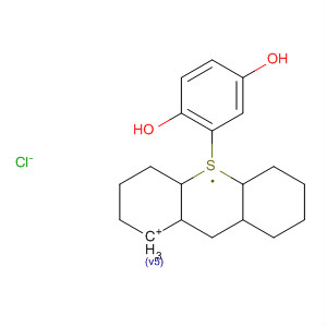 89706-20-7  1H-Thioxanthenium, 10-(2,5-dihydroxyphenyl)dodecahydro-, chloride