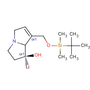 89710-47-4  1H-Pyrrolizin-1-ol,7-[[[(1,1-dimethylethyl)dimethylsilyl]oxy]methyl]-2,3,5,7a-tetrahydro-,lithium salt, trans-