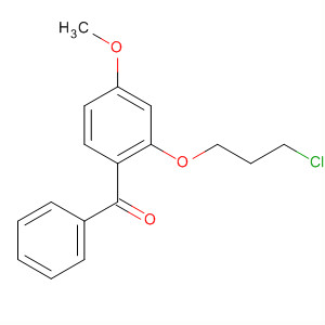 89719-03-9  Methanone, [2-(3-chloropropoxy)-4-methoxyphenyl]phenyl-
