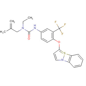 89721-94-8  Urea,N'-[4-(1,2-benzisothiazol-5-yloxy)-3-(trifluoromethyl)phenyl]-N-ethyl-N-(2-methyl-2-propenyl)-