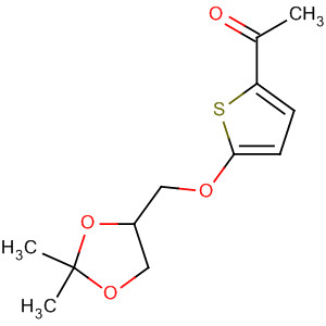 89724-76-5  Ethanone, 1-[5-[(2,2-dimethyl-1,3-dioxolan-4-yl)methoxy]-2-thienyl]-