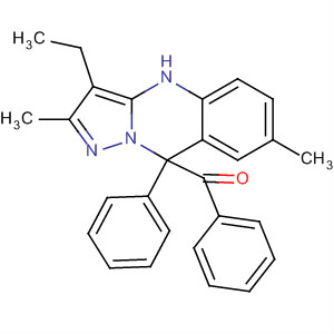 89726-32-9  Methanone,(3-ethyl-2,7-dimethyl-4,9-dihydro-9-phenylpyrazolo[5,1-b]quinazolin-9-yl)phenyl-