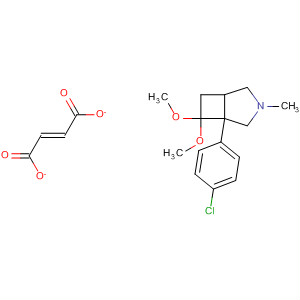 89733-30-2  3-Azabicyclo[3.2.0]heptane,1-(4-chlorophenyl)-7,7-dimethoxy-3-methyl-, (2E)-2-butenedioate (1:1)