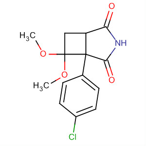 89733-43-7  3-Azabicyclo[3.2.0]heptane-2,4-dione,1-(4-chlorophenyl)-7,7-dimethoxy-