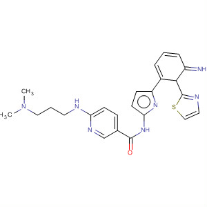 897398-85-5  3-Pyridinecarboxamide,6-[[2-(dimethylamino)ethyl]methylamino]-N-[2-(2-thiazolyl)-1H-benzimidazol-5-yl]-