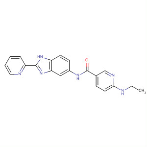 897399-16-5  3-Pyridinecarboxamide,6-(ethylamino)-N-[2-(2-pyridinyl)-1H-benzimidazol-5-yl]-
