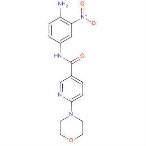 897399-69-8  3-Pyridinecarboxamide, N-(4-amino-3-nitrophenyl)-6-(4-morpholinyl)-