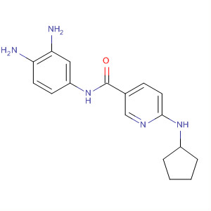897399-83-6  3-Pyridinecarboxamide, 6-(cyclopentylamino)-N-(3,4-diaminophenyl)-