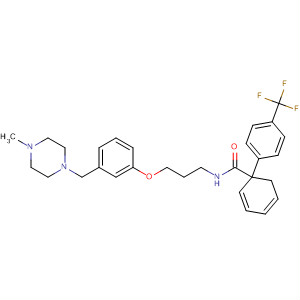 897405-21-9  [1,1'-Biphenyl]-4-carboxamide,N-[3-[3-[(4-methyl-1-piperazinyl)methyl]phenoxy]propyl]-4'-(trifluoromethyl)-