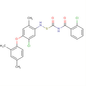 89749-15-5  Benzamide,2-chloro-N-[[[5-chloro-4-(2,4-dimethylphenoxy)-2-methylphenyl]amino]thioxomethyl]-