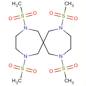 89754-59-6  2,5,9,12-Tetraazaspiro[6.6]tridecane, 2,5,9,12-tetrakis(methylsulfonyl)-