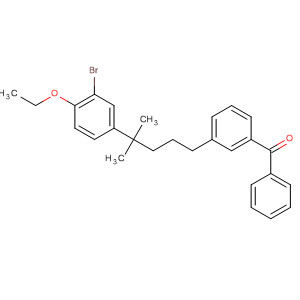 89764-54-5  Methanone,[3-[4-(3-bromo-4-ethoxyphenyl)-4-methylpentyl]phenyl]phenyl-