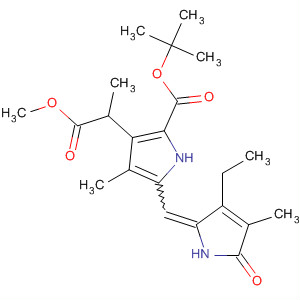 89279-30-1  1H-Pyrrole-3-propanoic acid,2-[(1,1-dimethylethoxy)carbonyl]-5-[(3-ethyl-1,5-dihydro-4-methyl-5-oxo-2H-pyrrol-2-ylidene)methyl]-4-methyl-, methyl ester, (Z)-