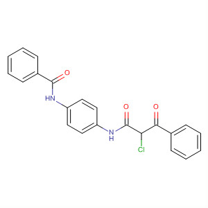 89287-99-0  Benzenepropanamide, N-[4-(benzoylamino)phenyl]-2-chloro-b-oxo-