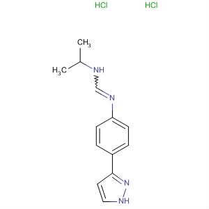 89288-08-4  Methanimidamide, N-(1-methylethyl)-N'-[4-(1H-pyrazol-3-yl)phenyl]-,dihydrochloride