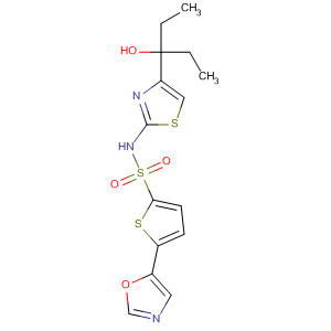 892948-52-6  2-Thiophenesulfonamide,N-[4-(1-ethyl-1-hydroxypropyl)-2-thiazolyl]-5-(5-oxazolyl)-