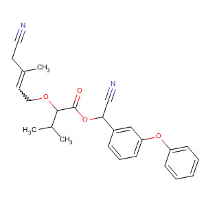 89295-18-1  Butanoic acid, 2-[(4-cyano-3-methyl-2-butenyl)oxy]-3-methyl-,cyano(3-phenoxyphenyl)methyl ester