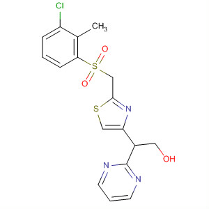 892953-89-8  3-Pyridazineethanol,a-[2-[[(3-chloro-2-methylphenyl)sulfonyl]methyl]-4-thiazolyl]-