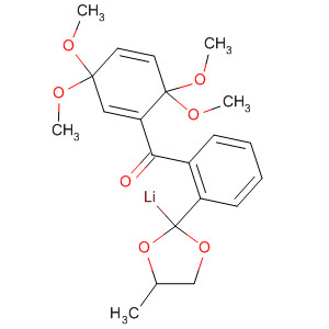 89302-31-8  Lithium,[2-[2-[(3,3,6,6-tetramethoxy-1,4-cyclohexadien-1-yl)carbonyl]phenyl]-4-methyl-1,3-dioxolan-2-yl]-