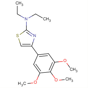 89314-48-7  2-Thiazolamine, N,N-diethyl-4-(3,4,5-trimethoxyphenyl)-