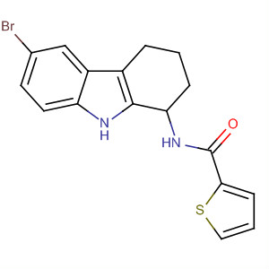 893410-57-6  2-Thiophenecarboxamide,N-(6-bromo-2,3,4,9-tetrahydro-1H-carbazol-1-yl)-