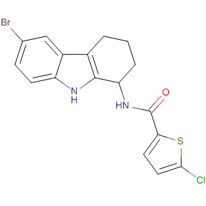 893410-77-0  2-Thiophenecarboxamide,N-(6-bromo-2,3,4,9-tetrahydro-1H-carbazol-1-yl)-5-chloro-