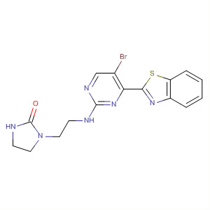 893433-96-0  2-Imidazolidinone,1-[2-[[4-(2-benzothiazolyl)-5-bromo-2-pyrimidinyl]amino]ethyl]-