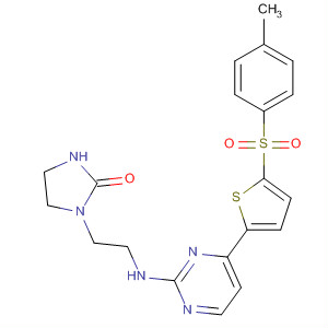 893437-32-6  2-Imidazolidinone,1-[2-[[4-[5-[(4-methylphenyl)sulfonyl]-2-thienyl]-2-pyrimidinyl]amino]ethyl]-