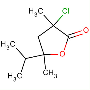 89345-08-4  2(3H)-Furanone, 3-chlorodihydro-3,5-dimethyl-5-(1-methylethyl)-