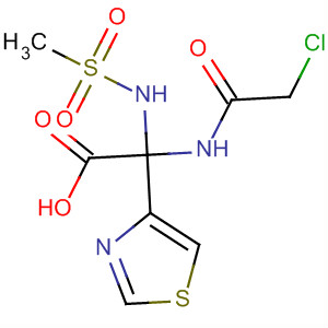 89349-34-8  4-Thiazoleacetic acid,2-[(chloroacetyl)amino]-a-[(methylsulfonyl)amino]-