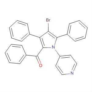 89374-19-6  Methanone, [4-bromo-3,5-diphenyl-1-(4-pyridinyl)-1H-pyrrol-2-yl]phenyl-