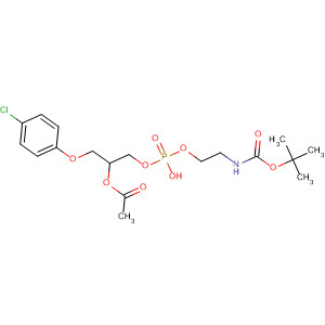 89387-34-8  5,7,10-Trioxa-2-aza-6-phosphadodecanoic acid,9-[(4-chlorophenoxy)methyl]-6-hydroxy-11-oxo-, 1,1-dimethylethyl ester,6-oxide