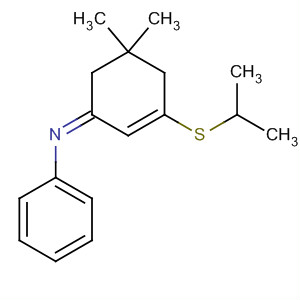 89390-18-1  Benzenamine,N-[5,5-dimethyl-3-[(1-methylethyl)thio]-2-cyclohexen-1-ylidene]-, (Z)-