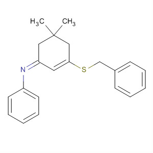 89390-20-5  Benzenamine,N-[5,5-dimethyl-3-[(phenylmethyl)thio]-2-cyclohexen-1-ylidene]-, (Z)-