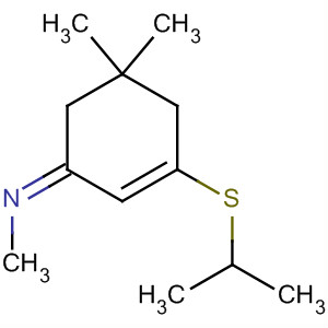 89390-50-1  Methanamine,N-[5,5-dimethyl-3-[(1-methylethyl)thio]-2-cyclohexen-1-ylidene]-, (Z)-