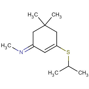 89390-51-2  Methanamine,N-[5,5-dimethyl-3-[(1-methylethyl)thio]-2-cyclohexen-1-ylidene]-, (E)-