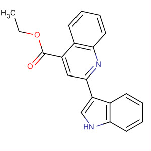 89391-13-9  4-Quinolinecarboxylic acid, 2-(1H-indol-3-yl)-, ethyl ester
