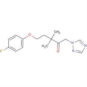 89392-23-4  2-Pentanone, 5-(4-fluorophenoxy)-3,3-dimethyl-1-(1H-1,2,4-triazol-1-yl)-