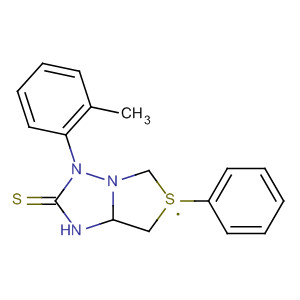 89405-94-7  1H,5H-Thiazolo[3,4-b][1,2,4]triazole-2(3H)-thione,1-(2-methylphenyl)-5-phenyl-