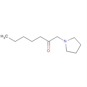 89434-27-5  2-Heptanone, 1-(1-pyrrolidinyl)-