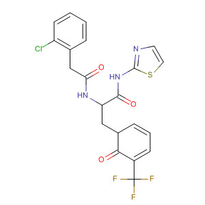 89441-25-8  Benzenepropanamide,2-[(chlorophenylacetyl)amino]-b-oxo-N-2-thiazolyl-3-(trifluoromethyl)-