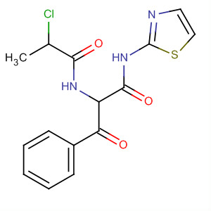 89441-27-0  Benzenepropanamide,2-[(2-chloro-1-oxopropyl)amino]-b-oxo-N-2-thiazolyl-