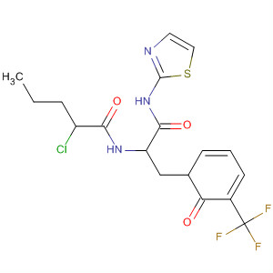89441-29-2  Benzenepropanamide,2-[(2-chloro-1-oxopentyl)amino]-b-oxo-N-2-thiazolyl-3-(trifluoromethyl)-