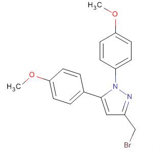 894419-58-0  1H-Pyrazole, 3-(bromomethyl)-1,5-bis(4-methoxyphenyl)-