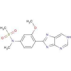 89454-39-7  Methanesulfonamide, N-[3-methoxy-4-(1H-purin-8-yl)phenyl]-N-methyl-