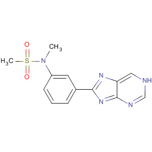 89454-43-3  Methanesulfonamide, N-methyl-N-[3-(1H-purin-8-yl)phenyl]-