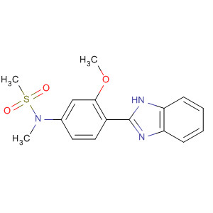 89454-50-2  Methanesulfonamide,N-[4-(1H-benzimidazol-2-yl)-3-methoxyphenyl]-N-methyl-