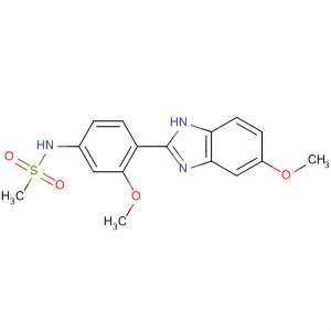 89454-52-4  Methanesulfonamide,N-[3-methoxy-4-(5-methoxy-1H-benzimidazol-2-yl)phenyl]-